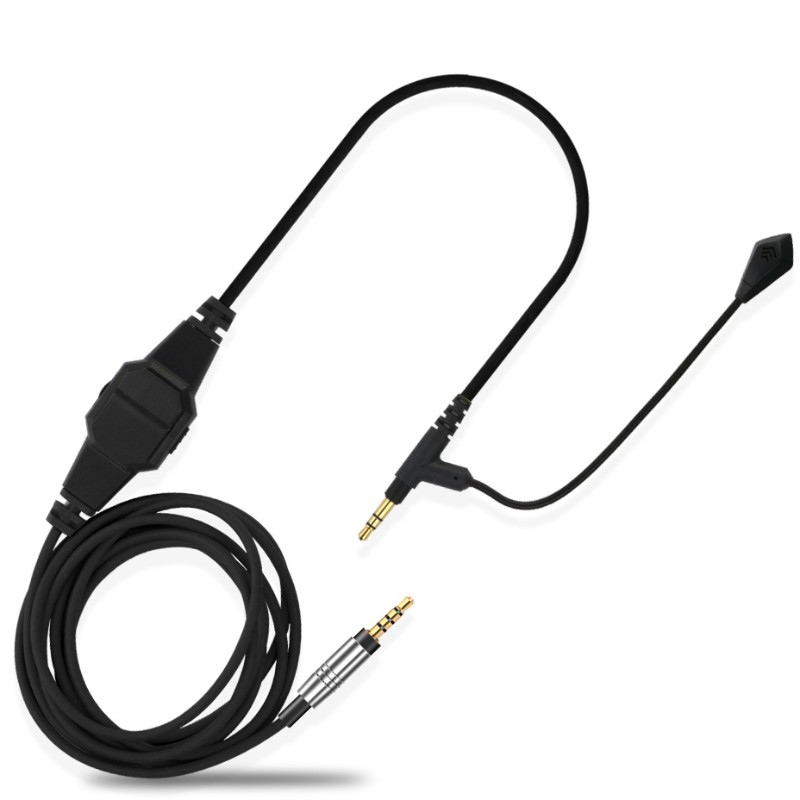 Căști cu microfon cablu audio 3.5 de la mascul la masculin K cântec auto Cablu AUX linie microfon control