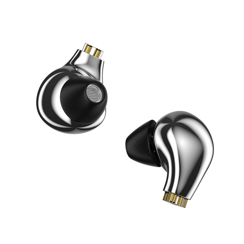 Metal In Ear Headset Dynamic Hi-res Earbuds with Connector 3.5mm Sport Earbuds